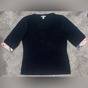 Burberry Women's Black Top size L